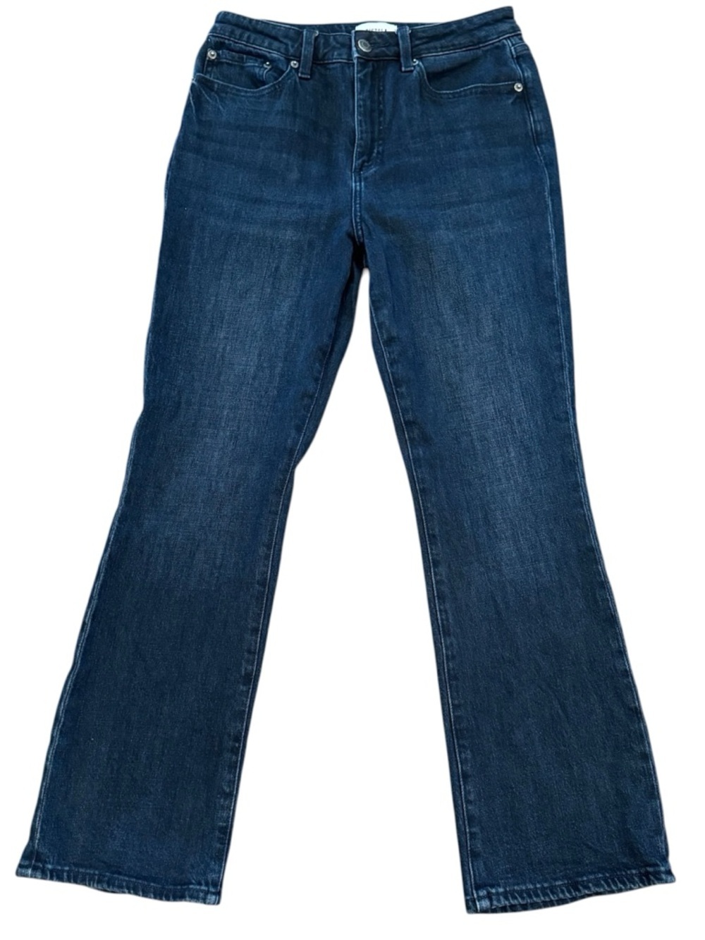 Pistola Womens High Rise Cropped Flare Jeans Medium Black Denim Size 27